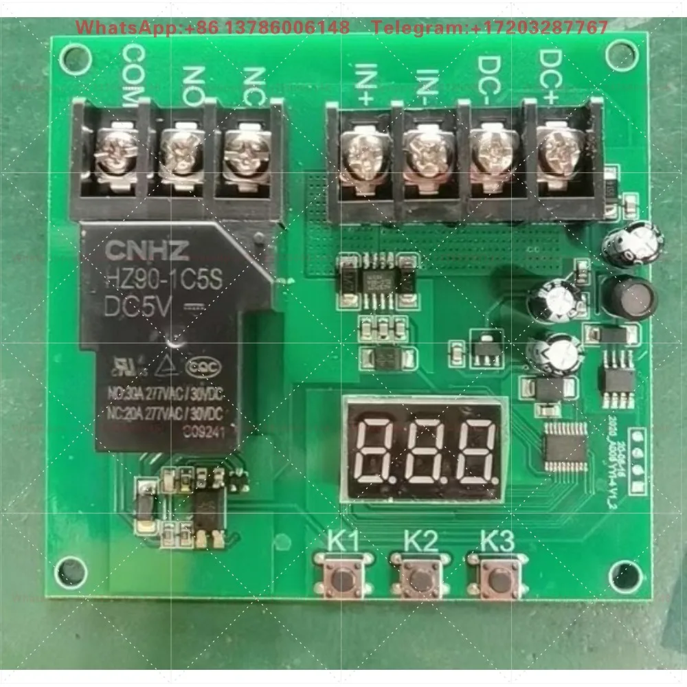 DC Current Detection Module Relay Overcurrent Warning Switch Controller Motor Stalling Protection 12V24v