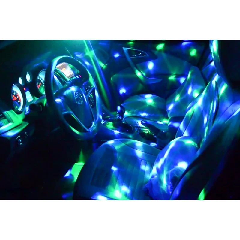 Disco Party Light Strobe Light USB Plug Car Light Suitable For Car Family Dance Birthday Dj Bar Karaoke