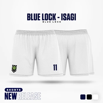 Blue Lock Witte Cartoon Anime Jersey Mannen Shorts Zomer 2024 Nieuwe Mode Vrouwen Korte Broek Sport Kinderen Bodem