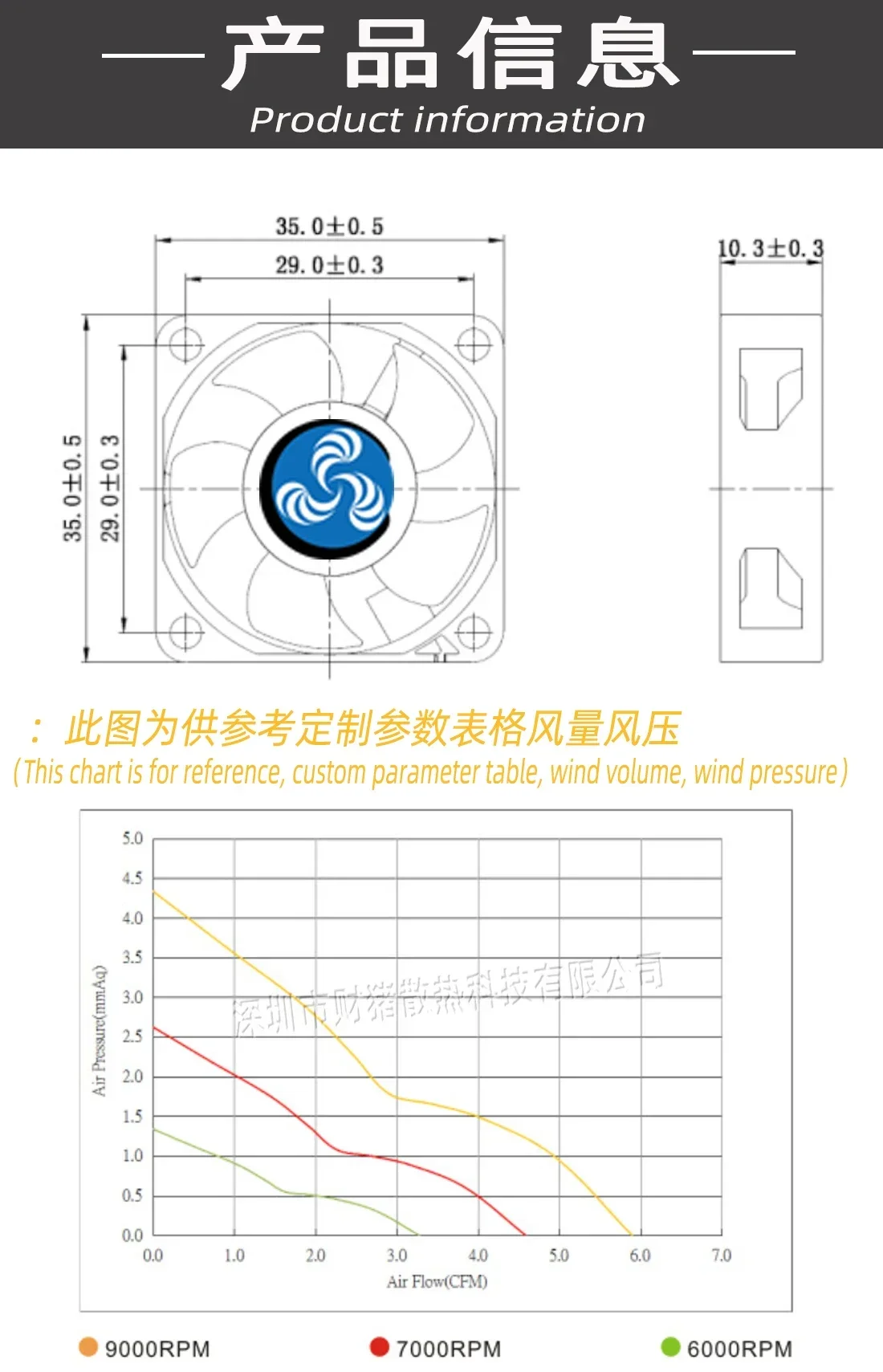 CAIZHU-FAN 5V 12V 24V 35mm 35x35x10mm 3510 Cooling Fan 2PIN Cooler PC Computer Laptop Cooling Cooler Sleeve/Ball Bearing