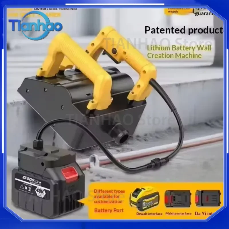 Wall Planer for Automatic Grinding Machine Dust Free Putty Scraper Powder Spraying Wall Plastering Machine High Power Wall