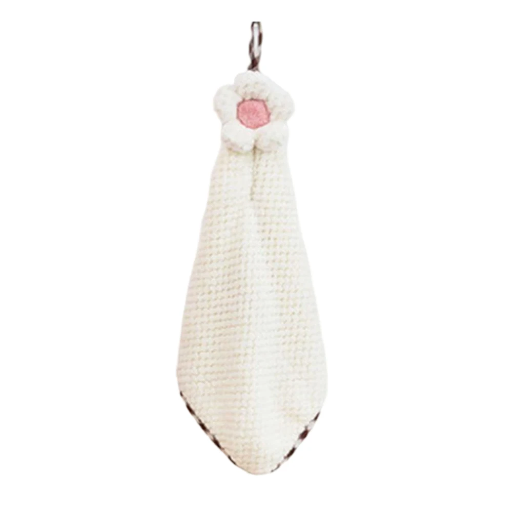 Daily Drying Needs Coral Fleece Towel Easy Storage Hanging Towel Hanging Towel Efficient Drying Luxurious Feel