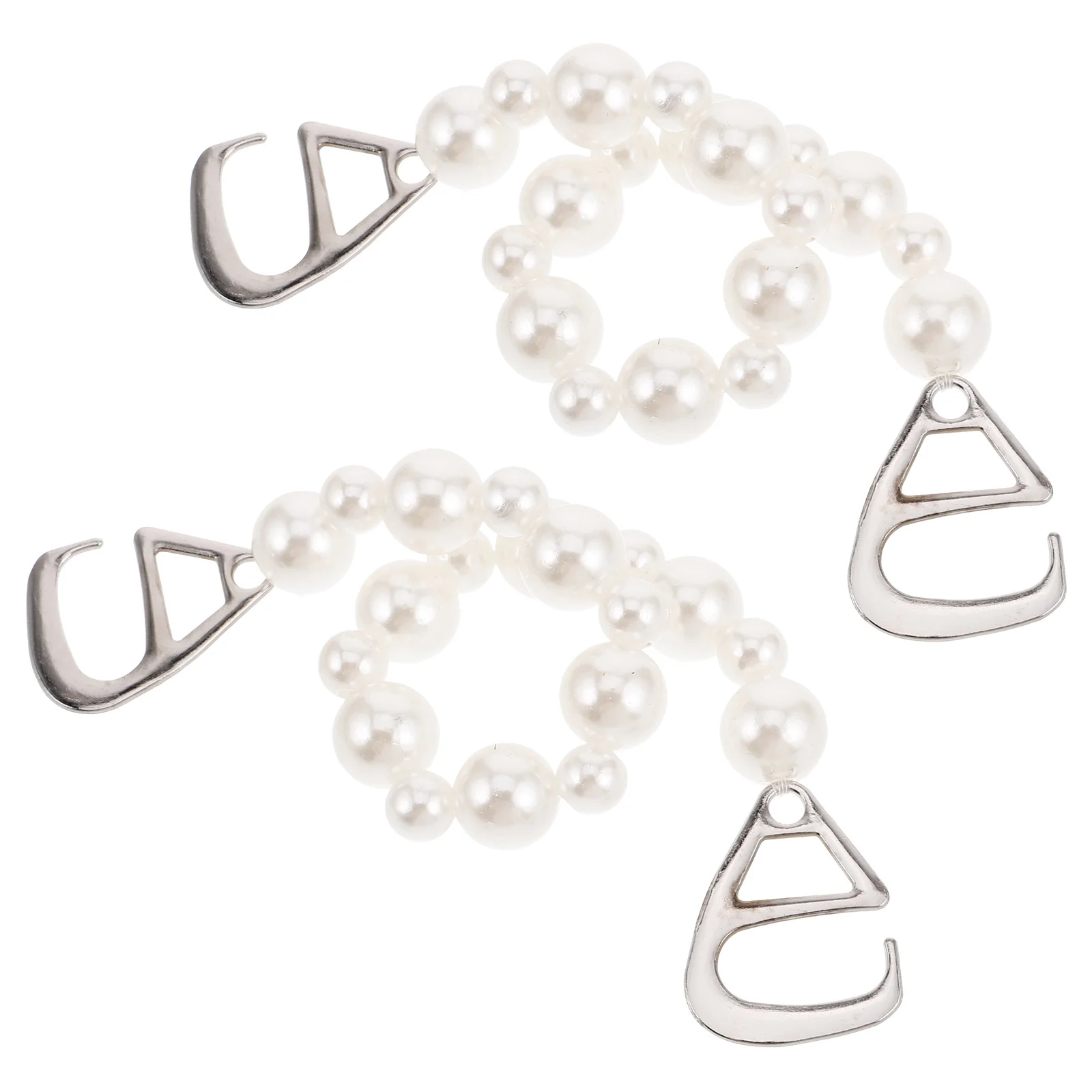 

2 Pcs Jewelry Accessories for Cute Shoe Charms Decorative Bag Chain Bling Shoes