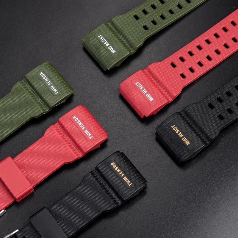 ل كاسيو G-SHOCK ليتل/صغير الطين الملك حزام (استيك) ساعة GG-1000 GWG-100 GSG-100 الراتنج المطاط حزام معصمه مقاوم للماء مع أدوات