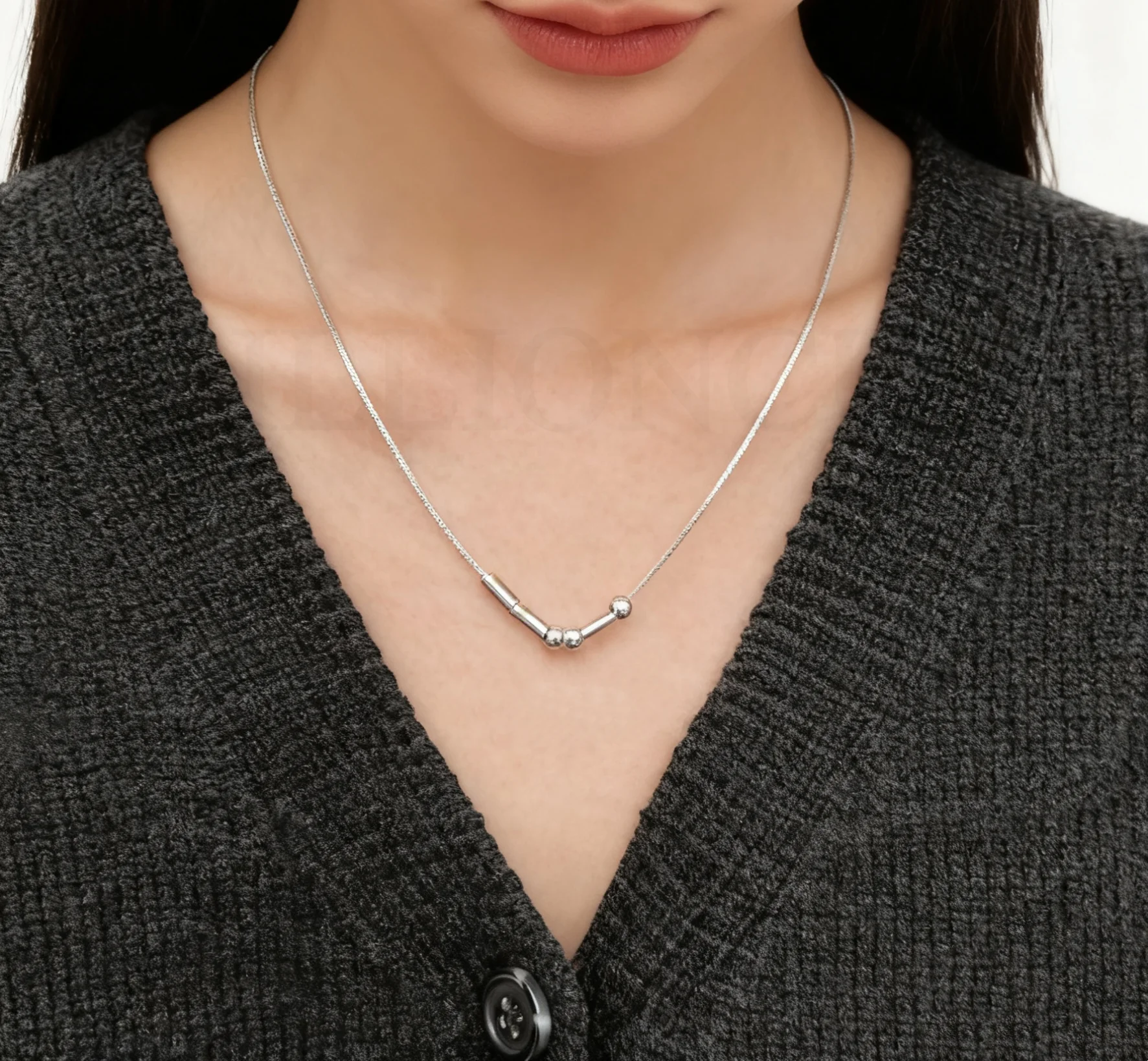 316L Stainless Steel Morse Code Necklace, Custom Name Design, Hypoallergenic and Tarnish Resistant, Creative Mystery Gift, DIY