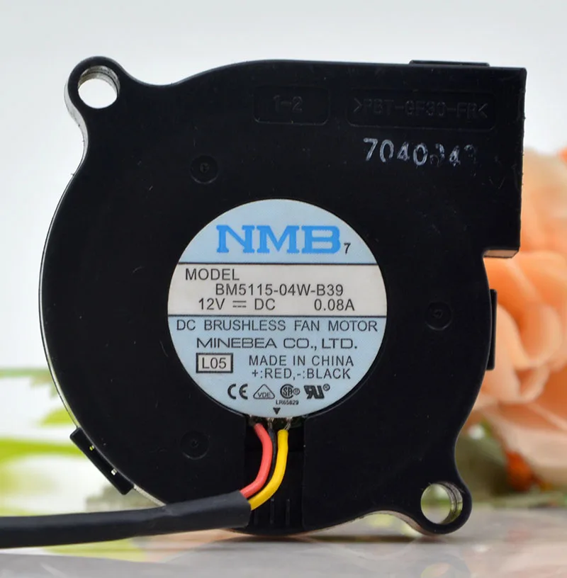 

NEW ORIGINAL BM5115-04W-B39 12V 0.08A 5015 50x50x15mm COOLING FAN RADIATOR