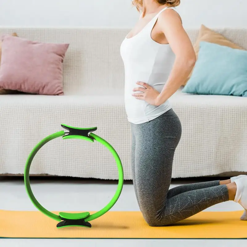 Pilates Ring Kit For Women Elastic Resistance Bands Pilates Ring Circles Set Booty Bands Stretching Equipment For Legs Arms And