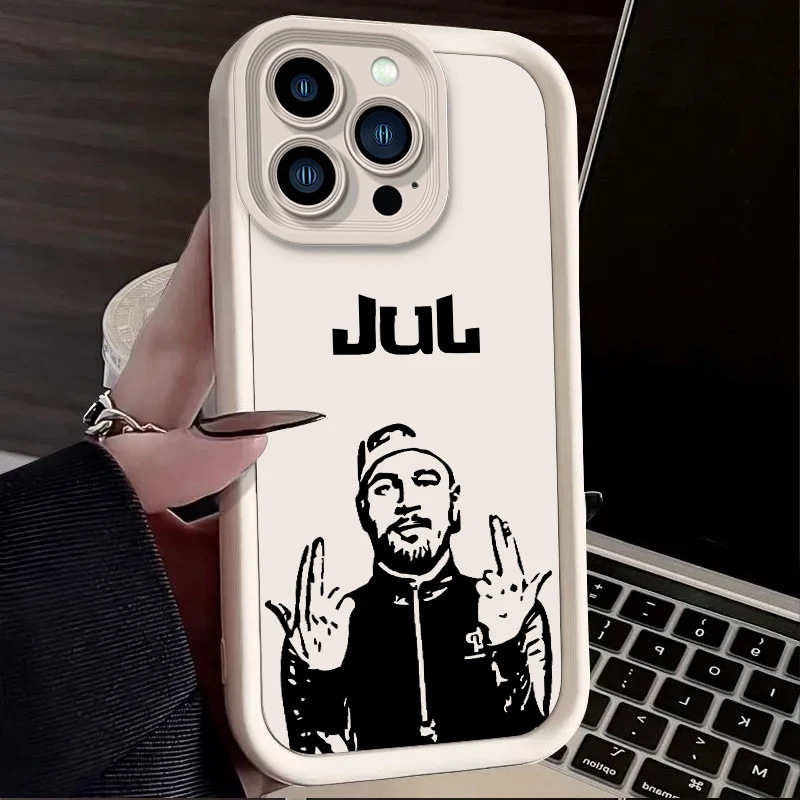 Rapper JuL C'est Pas Des Lol Phone Case for OPPO A5 A7 A16 A17 A38 A53 A54 A55 A58 A72 A74 A76 A78 A94 A98 4G 5G Cover image 6