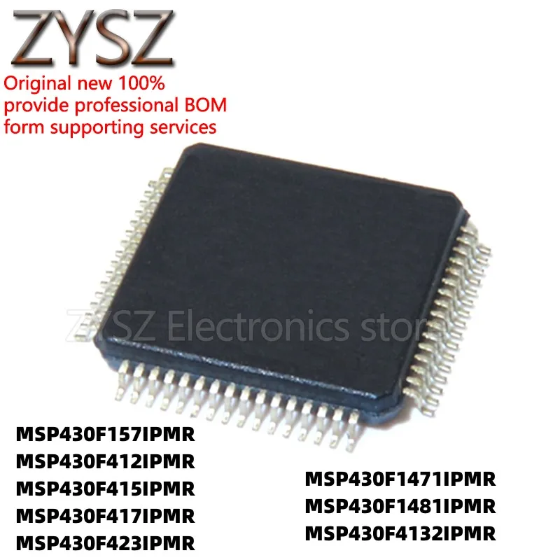 5PCS MSP430F4132IPMR M430F1471IPM 1481 157 412 415 417 423 QFP64