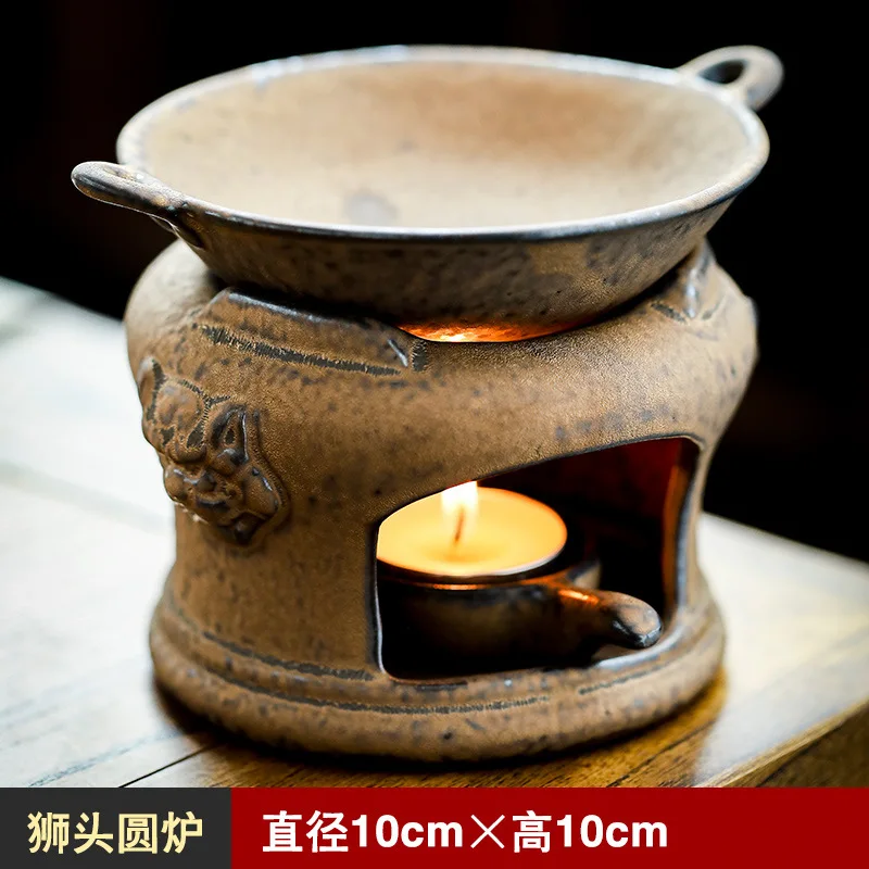 Ceramic Incense Stove Zen Retro Mosquito Incense Stove Home Decoration Ashtray Desktop Decoration Mesh Cove