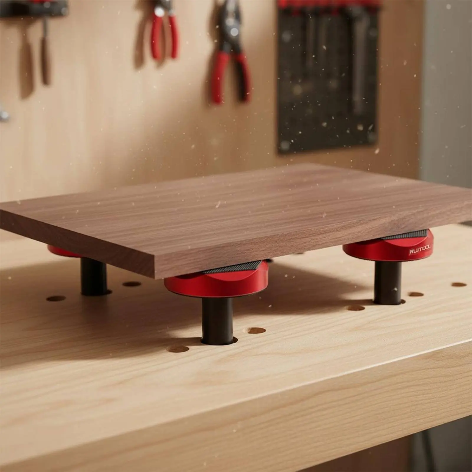Workshop Bench Dog Versatile Use Workbench Positioning Block Non-Slip Bench Brake Large Contact Area Workshop Accessory