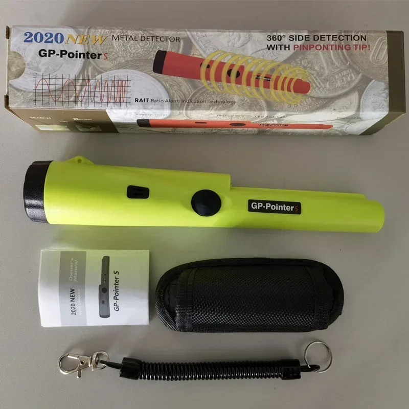 Metal detector portatile professionale impermeabile per puntatore metallico per monete d'oro