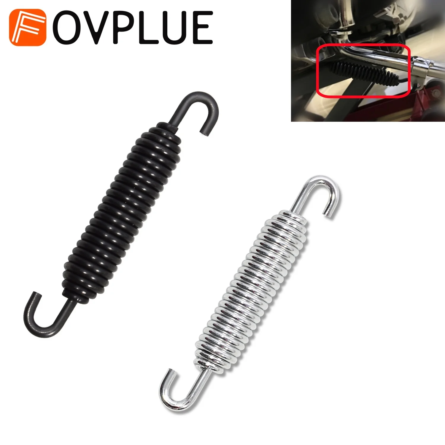 Motorcycle Jiffy Stand Kickstand spring For Harley Touring Electra Glide Road King Softail Fat Boy Sportster XL 1200 Iron XL883N