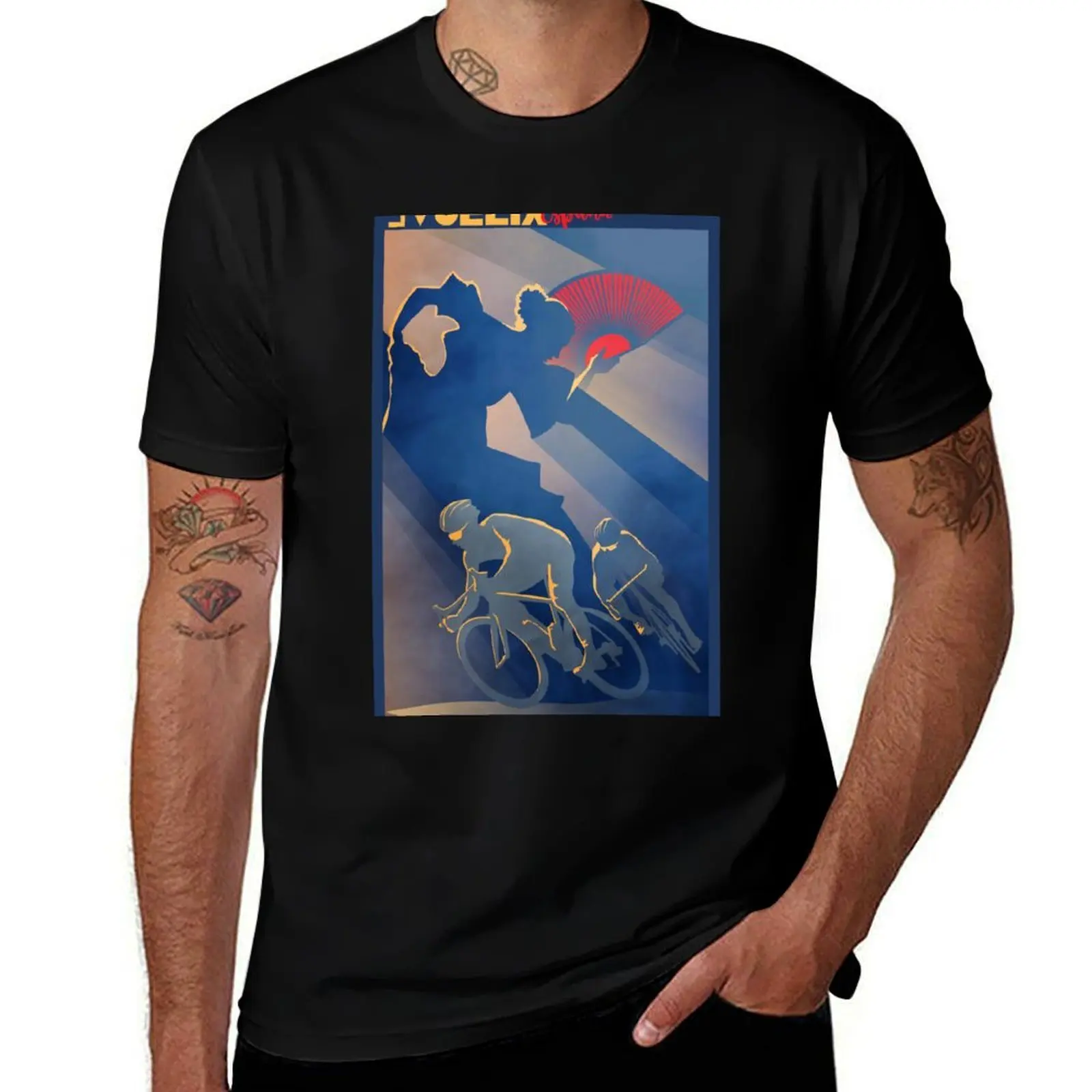 La Vuelta Espana T-Shirt t shirt for man 100 percent cotton T-Shirt