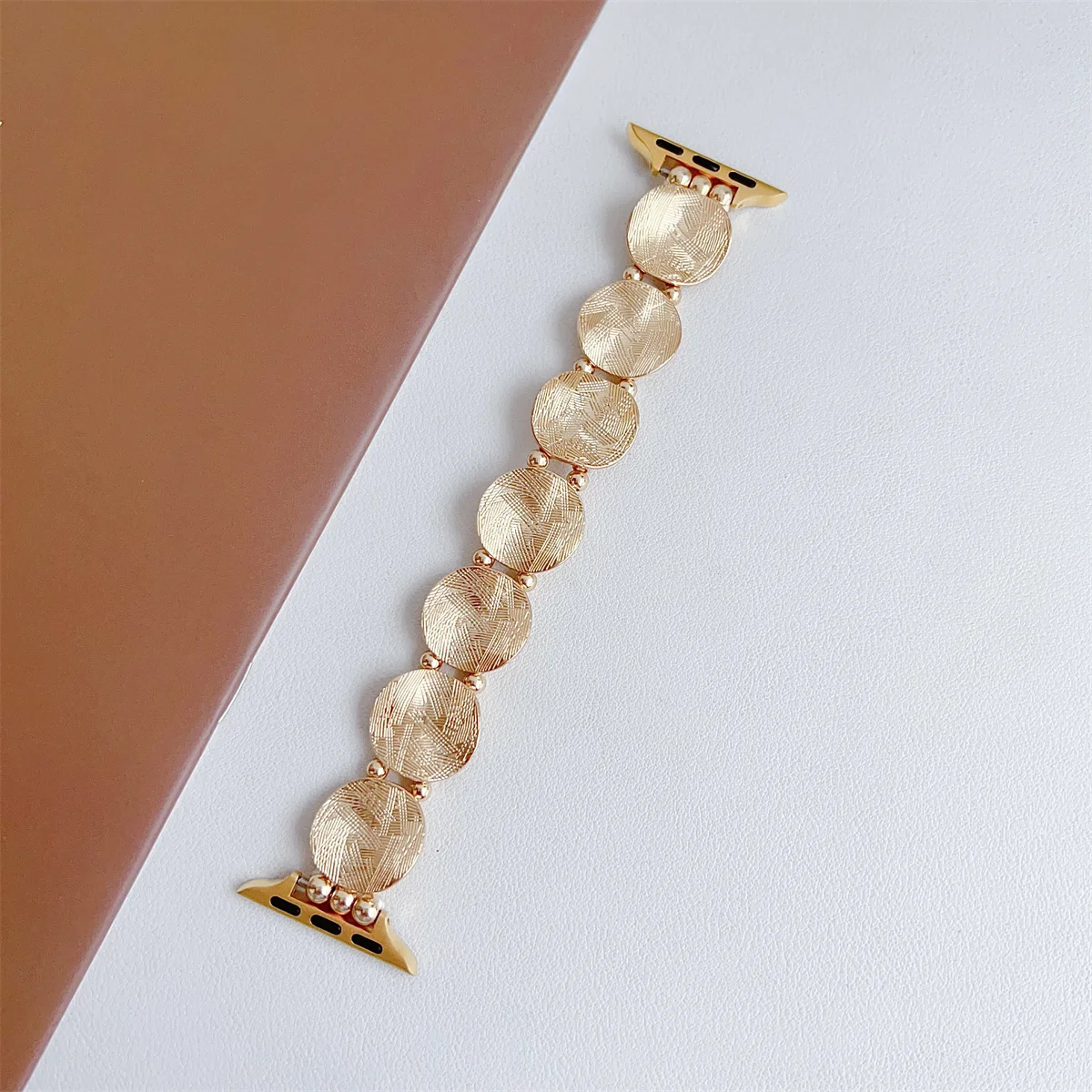 Pašček za uro za iWatch 42/44/45/46/49 mm 38/40/41 mm Kovinski modni pas za uro za uro serije Ultra2 serije 10/9/8/7/6/5/4/3/2/1_voghion.com