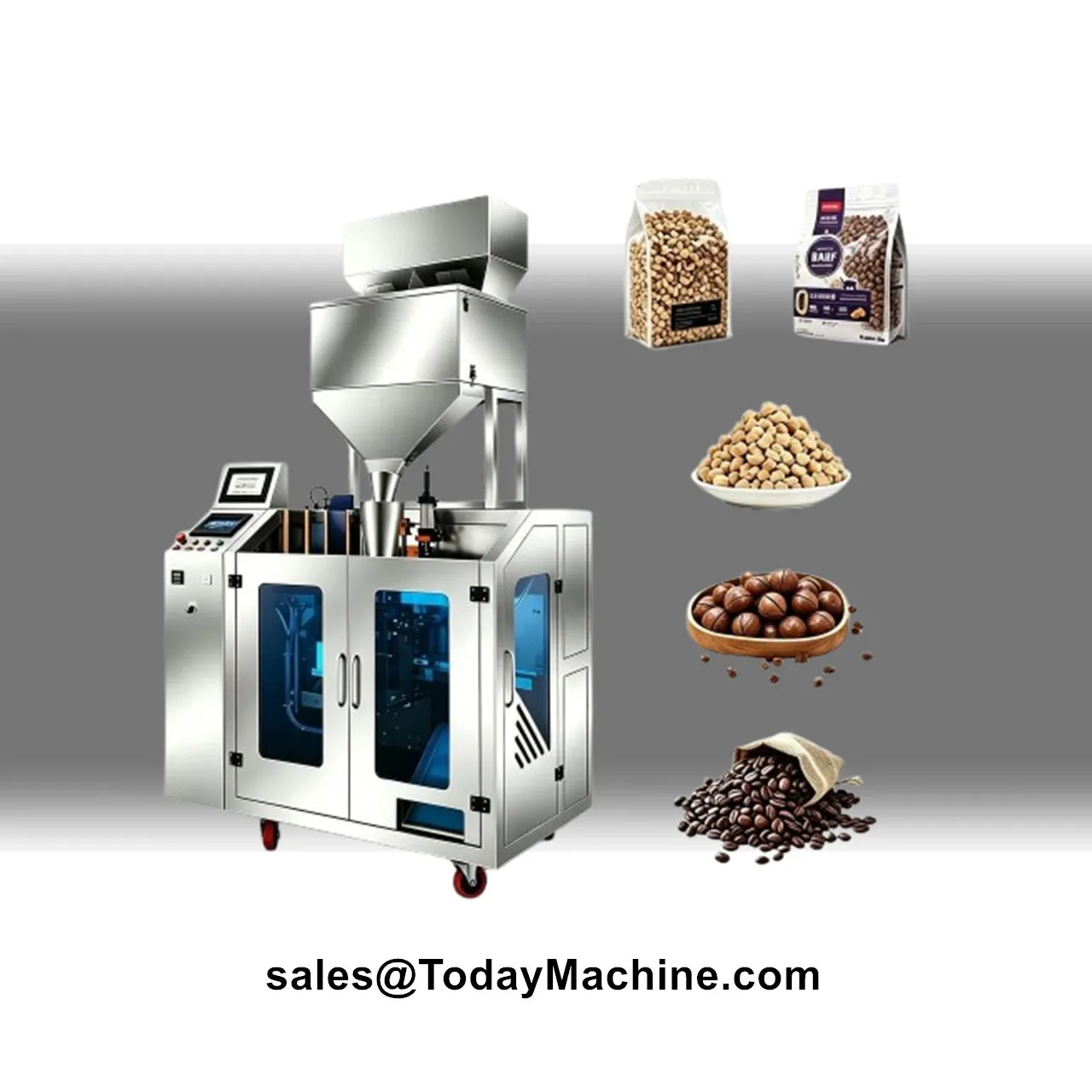 Automatic Premade Pouch Roasted Coffee Beans Packing Machine