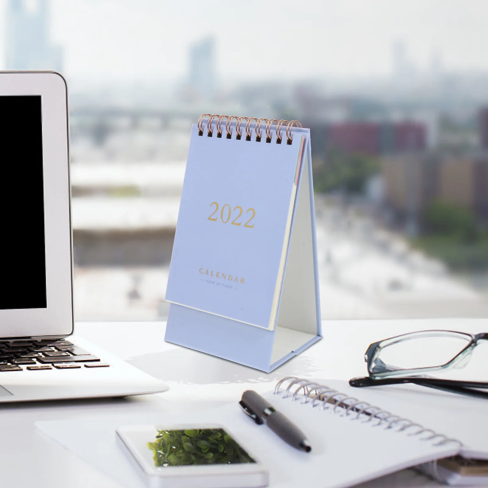 Mini Desk Smooth Paper Triangular Foldable Structure Office Schedule Planner For Teachers Students Decorative Desktop Organizer