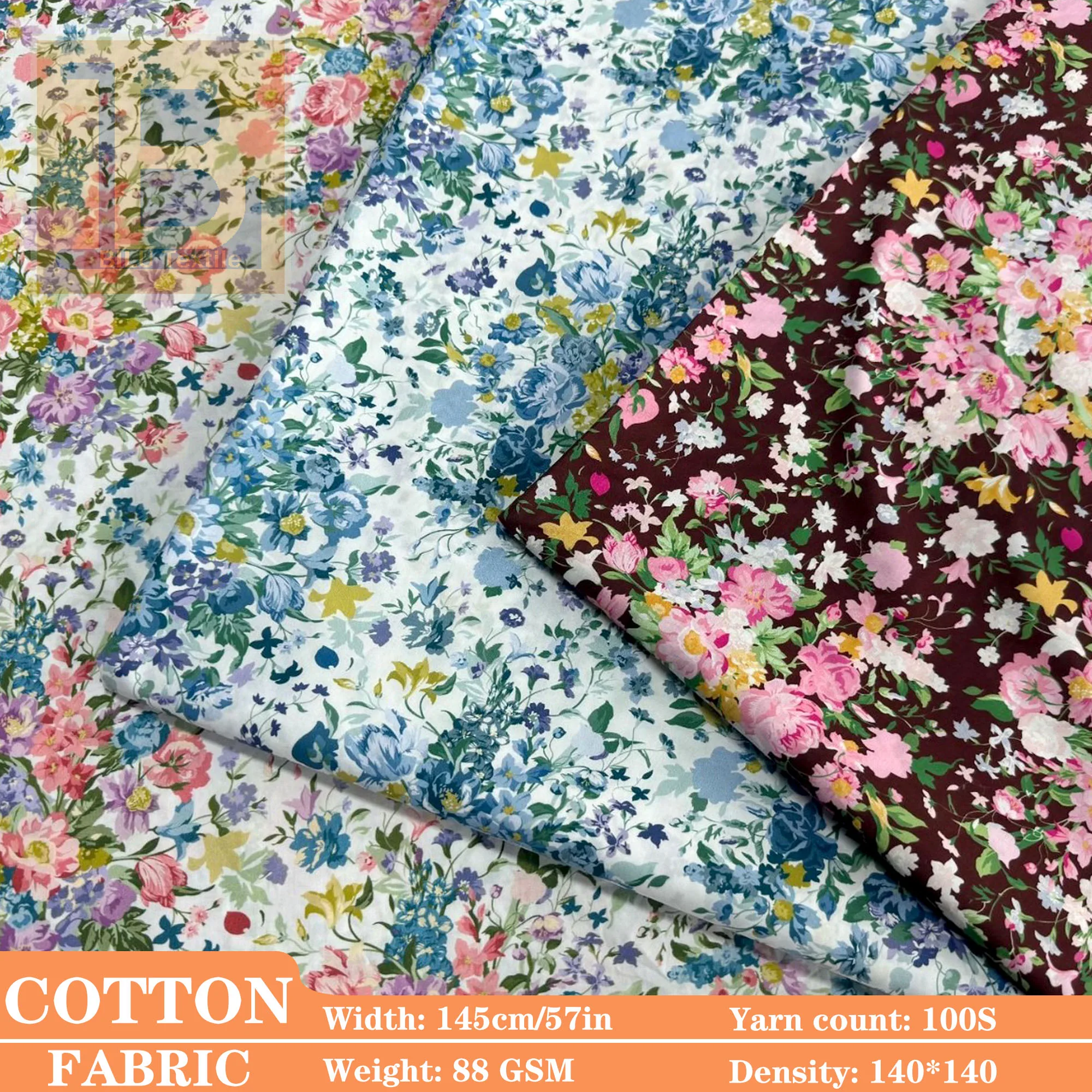 

Хлопковая поплиновая ткань, как стиль Свободы, Tana Lawn, длинноволокнистый хлопок 100 s для платьев, рубашек, дизайнерская ткань для шитья своими руками