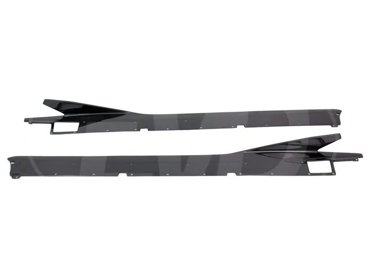 For Lamborghini Aventador Lp700-4 Lp720 Lp750 2011-2015 Revoz Style Carbon Fiber Side Skirts Underboard