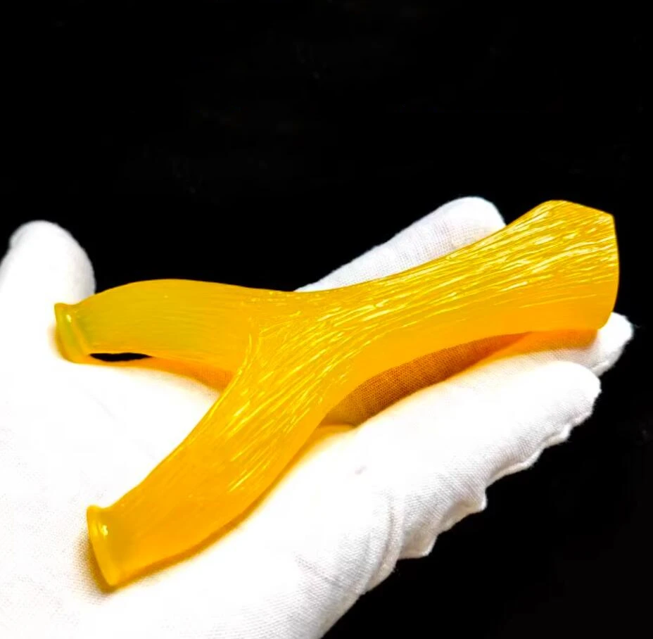 New High Quality Epoxy Resin Slingshot Hunting Shooting Catapult with Flat Rubber Band Hunting Shooting Hunting Accessory