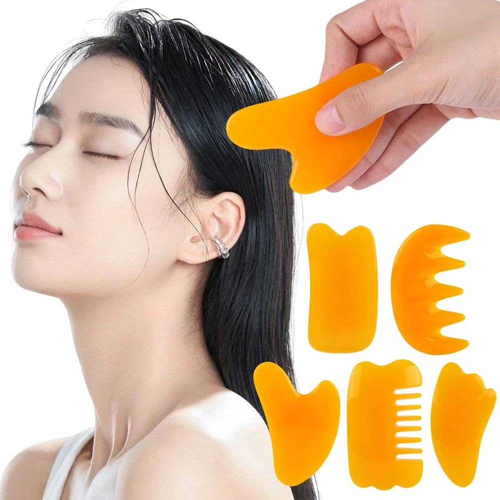 Body Massager Board Multifunctional Guasha Massager Board Guasha Scraping Massage Scraper Face Massage Tool for Face Eye Body