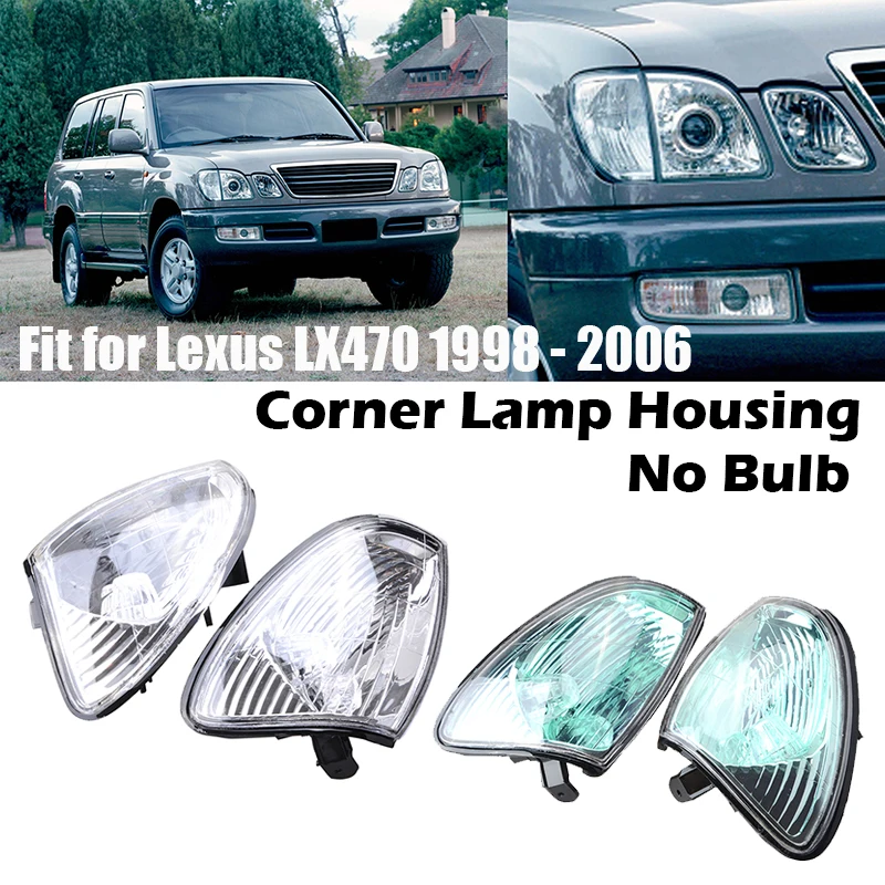 Corner Turn Signal Light Housing Indicator Lampshade No bulb Fit For Lexus LX470 1998-2007,Car Accessories Replacement