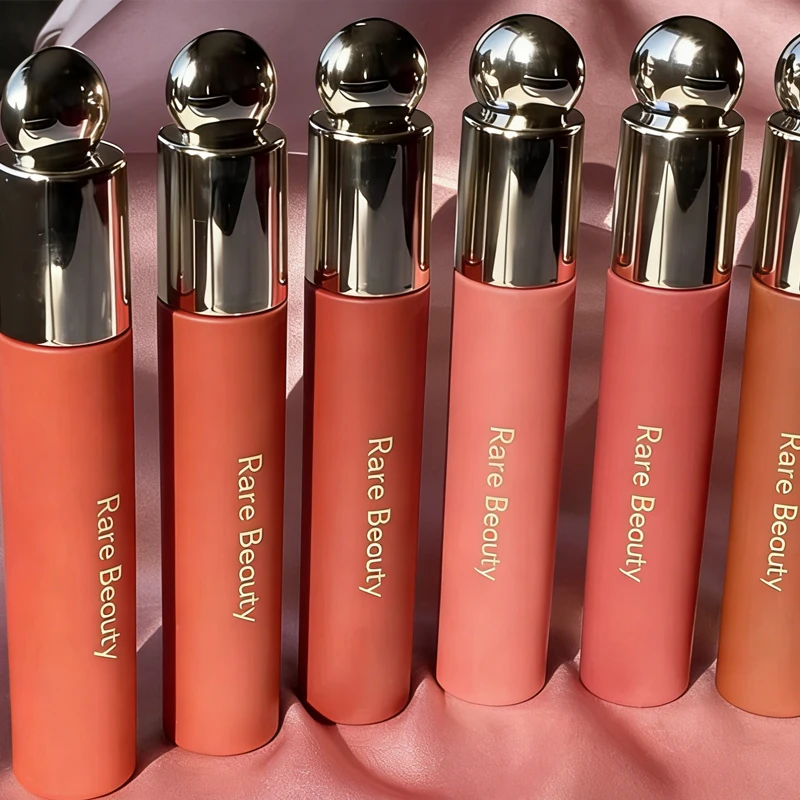 Rare Beauty 3 Types of Lipstick Glossy Lip Gloss Silky Lipstick Shimmery Transparent Lip Balm Lipstick High-gloss Enlighten