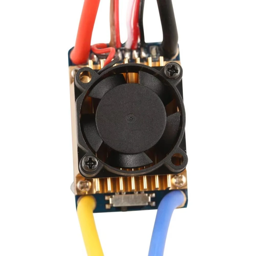 Rc 2-3 Lipo/6-9NiMH 60A Dual Mode Brush Speed Controller ESC Regulator With Cooling Fan For 1/10 RC Car