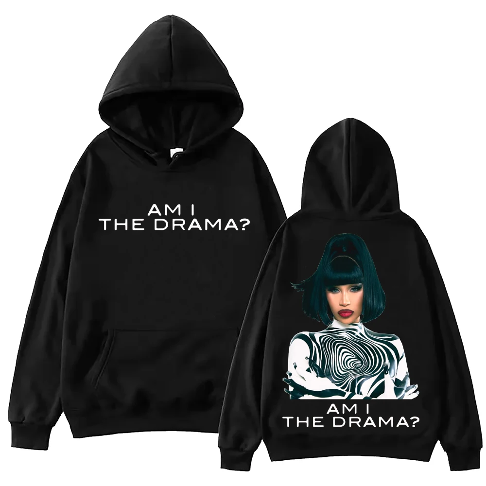 Cardi B Little Miss Drama Tour 2026 Hoodie Harajuku Hip Hop Pullover Tops Sweatshirt Gift