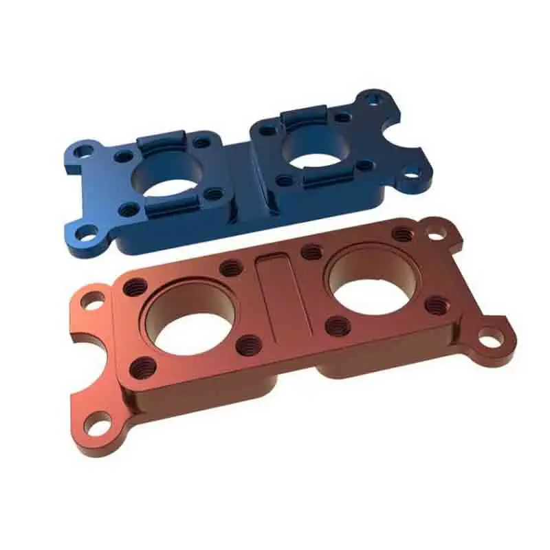 High Quality Customized Optical Guide Rail Fixed Rack Cnc Machining 6061 Aluminum Alloy Color Anodized Parts