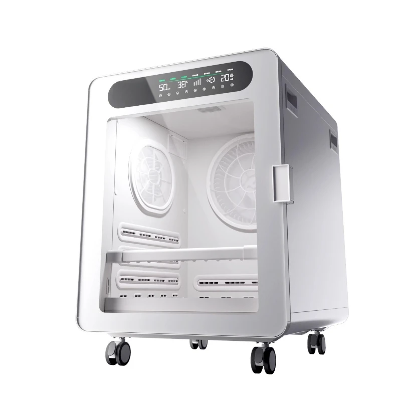 

Pet drying oven C7S, equipped with a water sweeping and quick drying chamber, and a water blowing machine