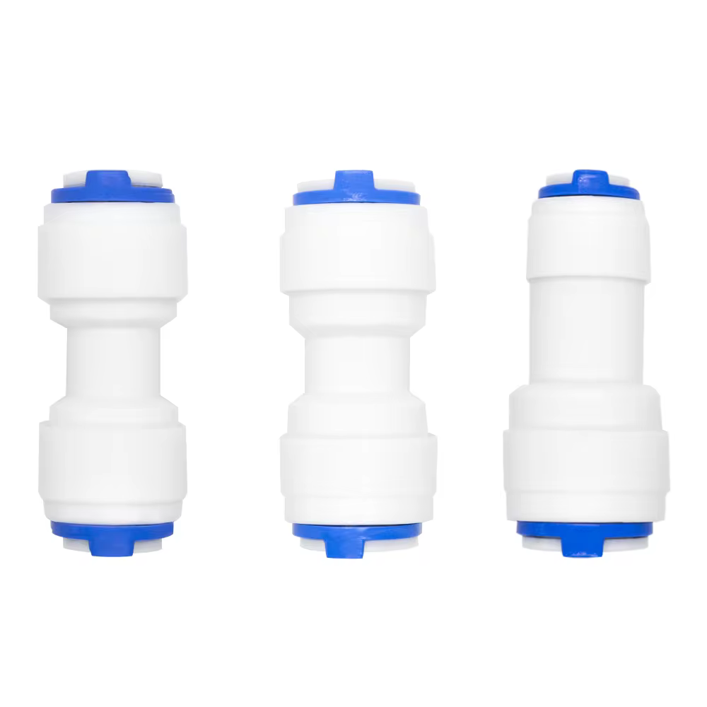 YQBS 3/8" 1/4" Ro Water Quick Connector Straight OD Push RO Aquarium Accessories Tube Pipe Fitting