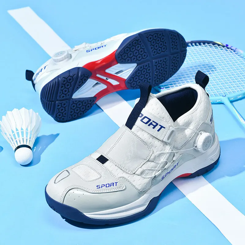 

Men's and Women's Badminton Shoes Non-slip Professional Training Indoor Sports Shoes Breathable and Durable Tennis Shoes