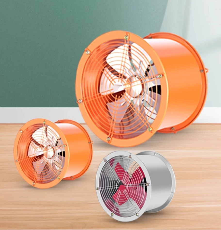 

Exhaust fan Kitchen range hood Commercial ventilation fan Household Powerful high-speed duct Industrial exhaust fan