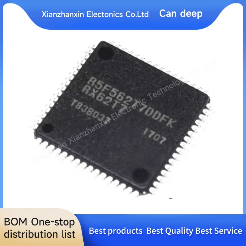 

1 шт./лот R5F562T7DDFK R5F562T7 LQFP64 32-битный микроконтроллерный чип