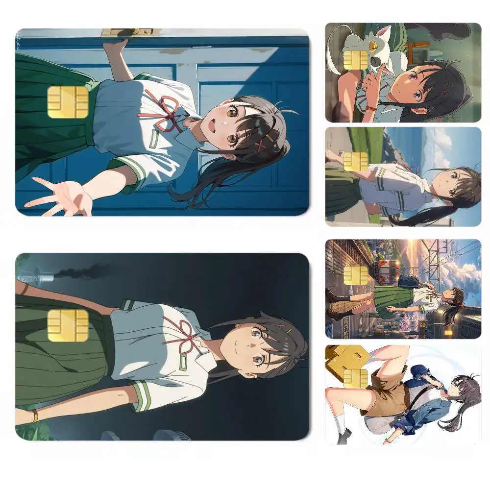 Suzume-e Iwato-o Credit Card HD Stickers Premium matte film effectively prevents fingerprints and daily abrasion.