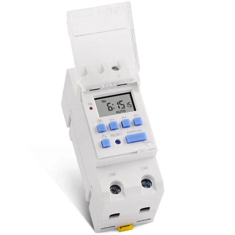 5X SINOTIMER Electronic Timer, TM615-2 Timer Switch 7 Days 24 Hours Programmable LCD Time Relay-220V-[A49T]