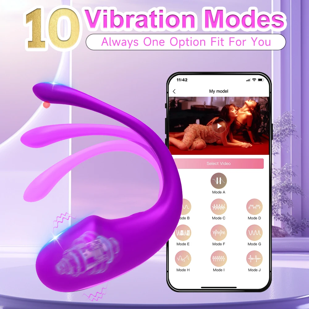 Wireless Bluetooth G Spot Realistic Dildo Vibrator for Women APP Remote Wear Vibrating Egg Clit Female Vibrating Panties Sex Toy