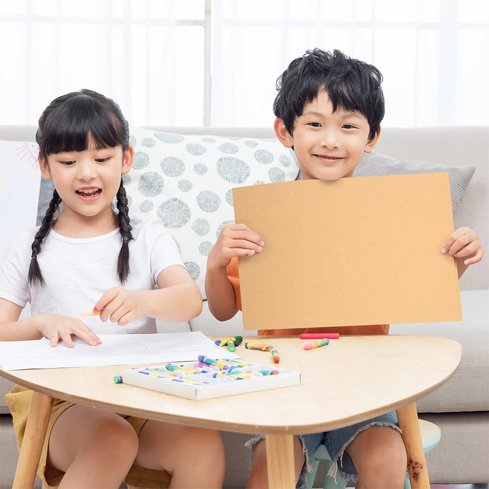 

50 листов толстой коричневой карточки формата А4, профессиональная бумага для рисования, идеально подходит для ежедневного использования, бумага для эскизов, подходящая для студентов-художников