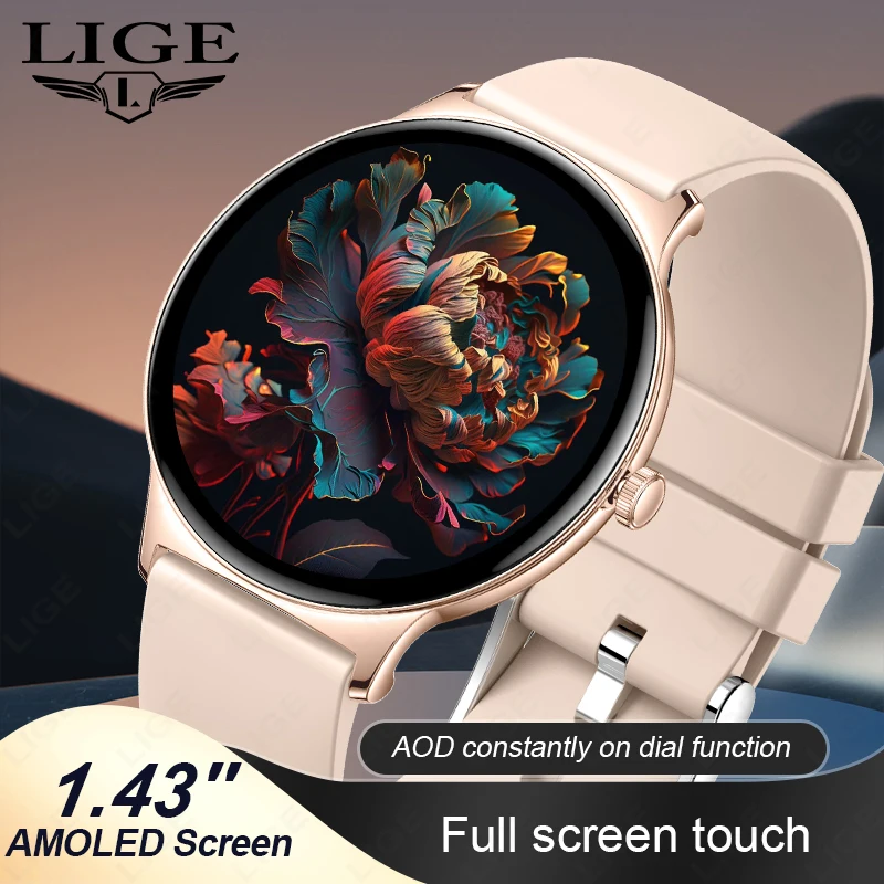 

Ultra-thin 7.9mm 1.43-inch Amoled HD Screen Couple Smart Watch Sports Fitness Watch Women Smart Bracelet Calling Smartwatch Men