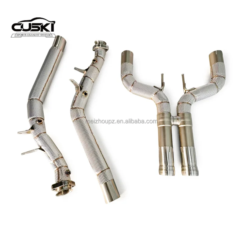 

Выхлопная труба высокого давления, выхлопная водосточная труба для Mercedes Benz S600L W222 6.0T 2013-2019, выхлопная водосточная труба