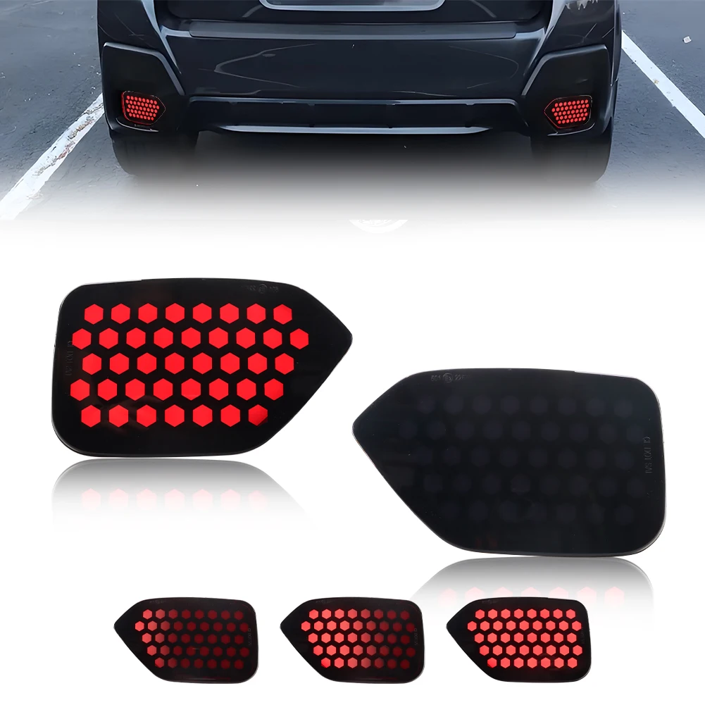 

2X задний фонарь стоп-сигнала DRL, отражатель указателя поворота со светодиодной подсветкой для 2018 2019 2020 2021 2022 2023 XV Subaru Crosstrek