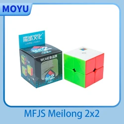 Moyu Meilong 2x2 Magic Speed Cube Stickerless Professional Fidget Toys Cubo Magico Puzzle