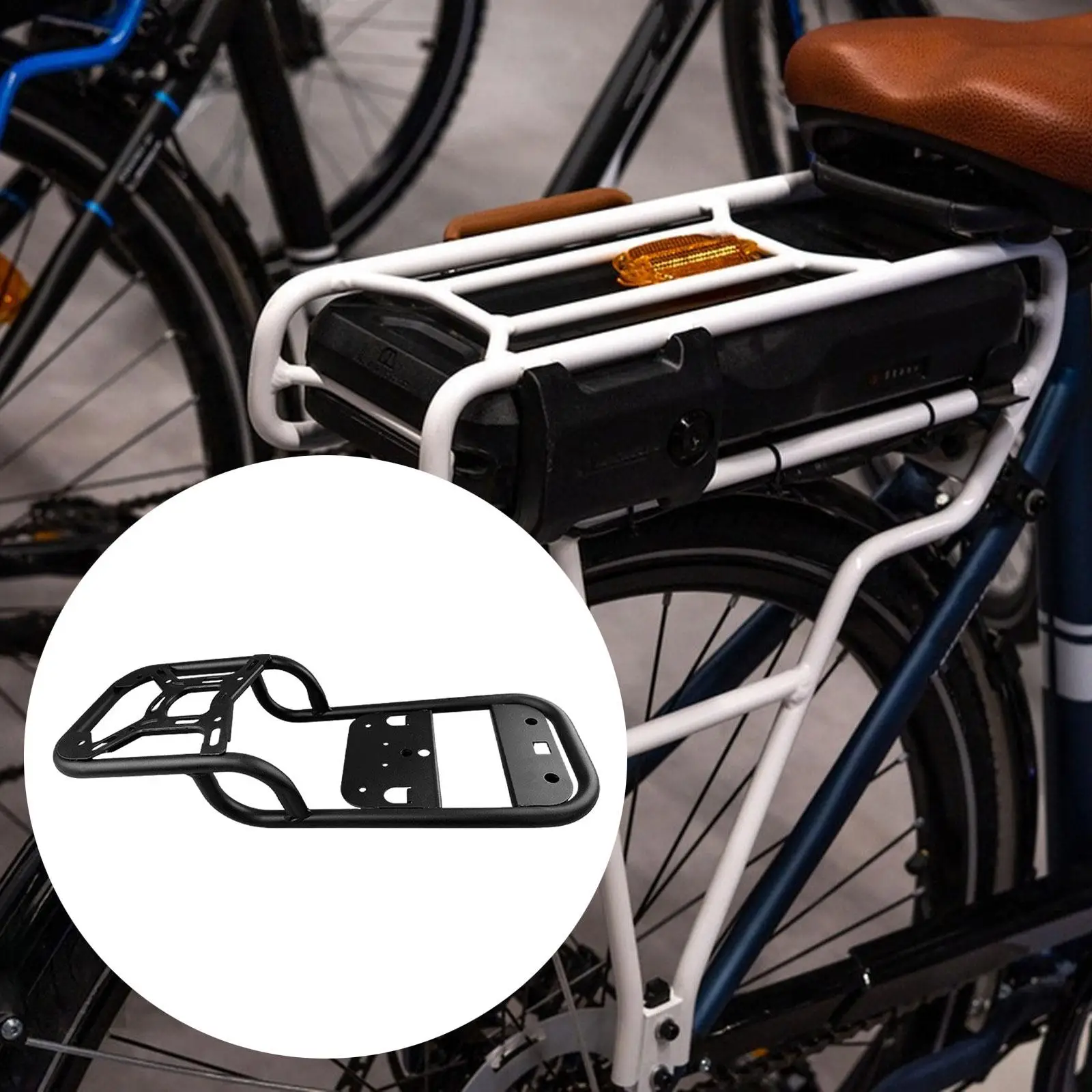 

Motorcycle Rear Luggage Rack Stable High Strength Practical Rear Tail Storage Rack Accessories for Travel Daily Commuting
