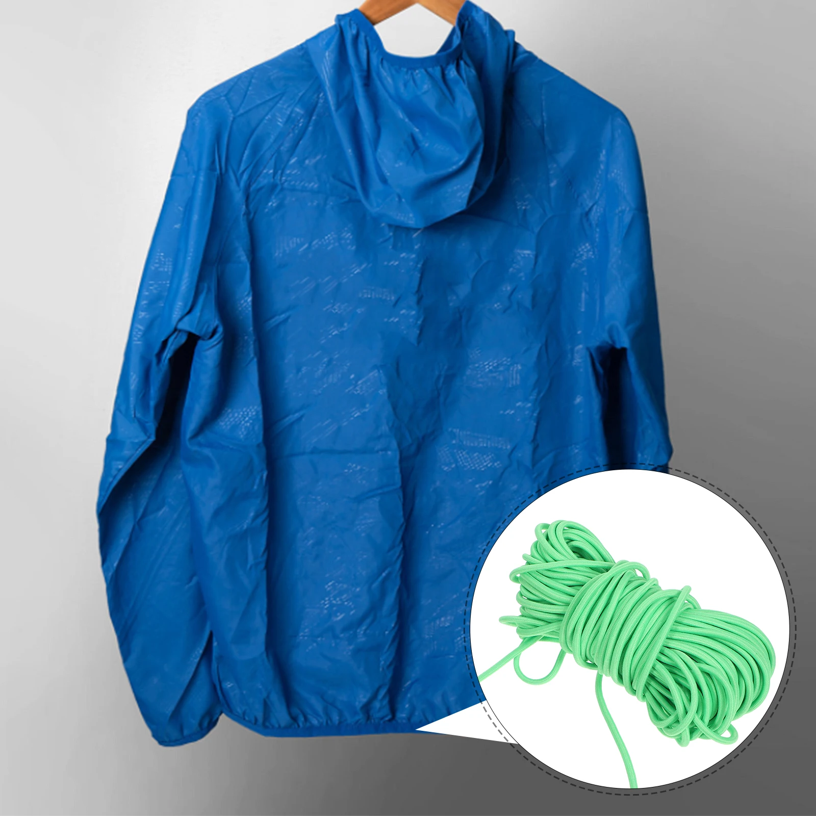 

1pc 10M Round Stretch Rope Elastic Cord Green Multi-Purpose Rubber Band For Garments Bags Jewelry Diy Crafts Work Elastic String