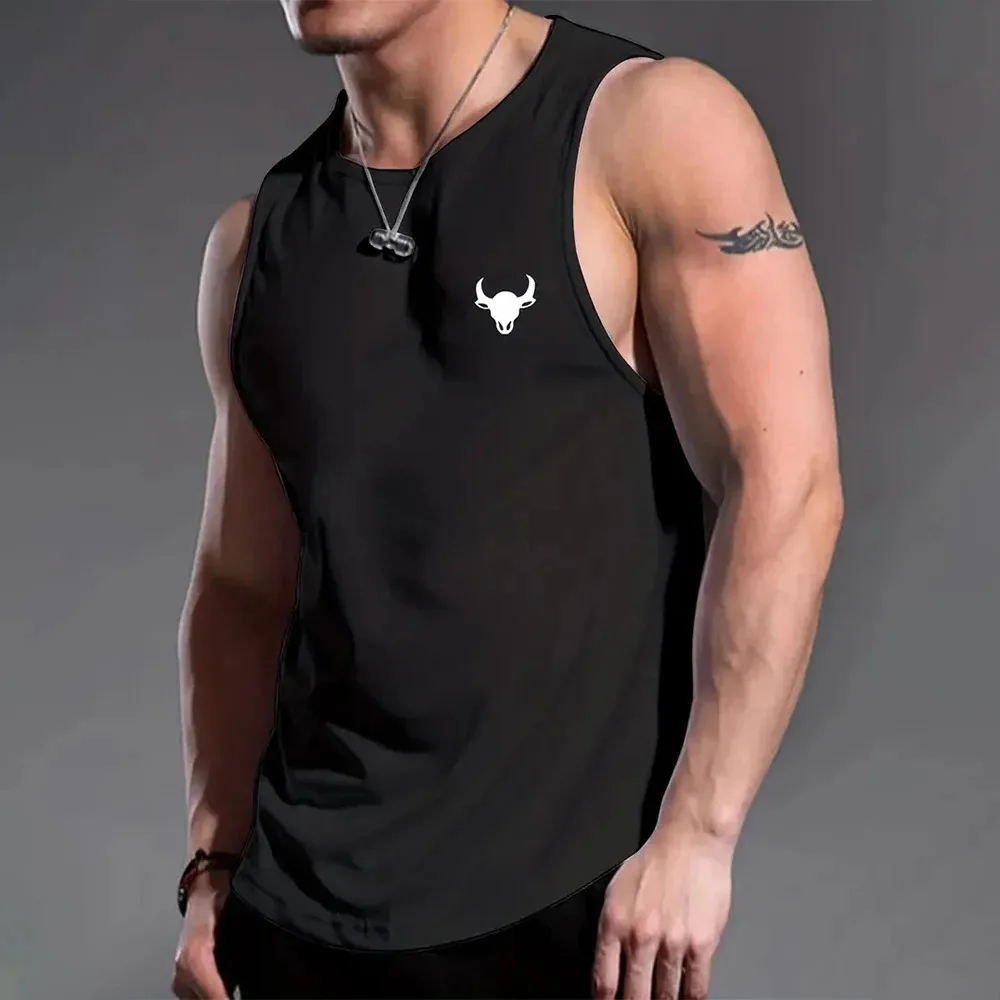 

Men's Sports Vest Summer Breathable Men's Vest Multi Colours Available Sports Casual Sleeveless T Shirt Bodybuilding T Shirt