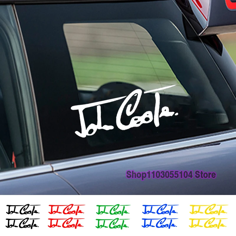 

2pcs Car Sticker Signature John Cooper logo Vinyl Decal For MINI JCW R50 R53 R55 R56 R57 R58 R59 R60 R61 F54 F55 F56 F60