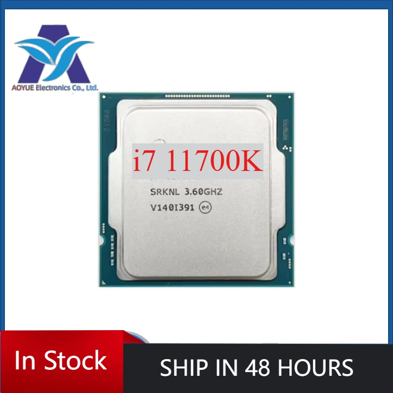 1pcs/lot Intel Core i7-11700K i7 11700K 3.6GHz 8-cores 16-threaded 125W LGA 1200 CPU Used Test perfect