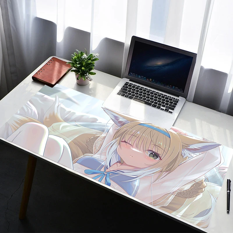 

Mouse Pad Arknights Suzuran Desk Mat Anime Play Mat Gaming Mousepad Speed Computer and Office Gamer Cabinet Keyboard Pad