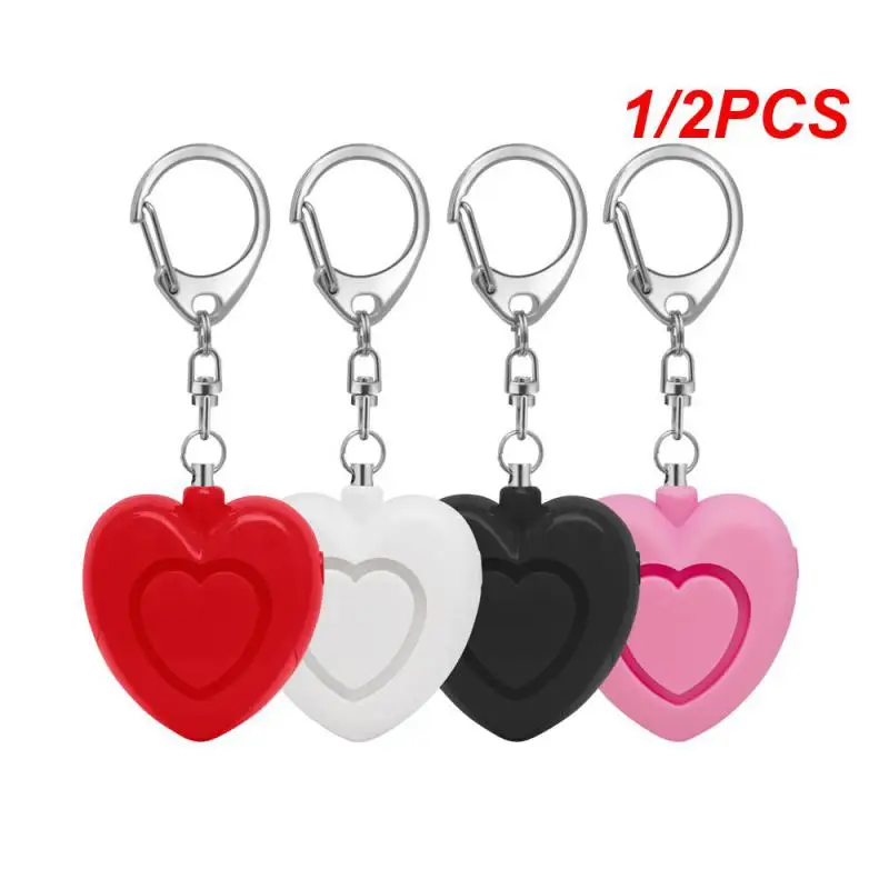 

1/2PCS Portable Emergency Women Security Alarms Self-Defense 130 DB Decibels With LED Light Safety Key Chain Pedant